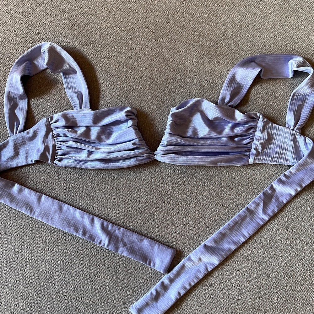 Divino Seas ANA DE BRETAÑA / LAVENDER SILK - TOP - Picture 7 of 11